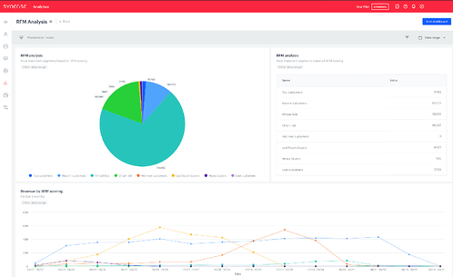 Analiza RFM - Narzędzia automatyzacji Synerise, automatyzacja marketingu