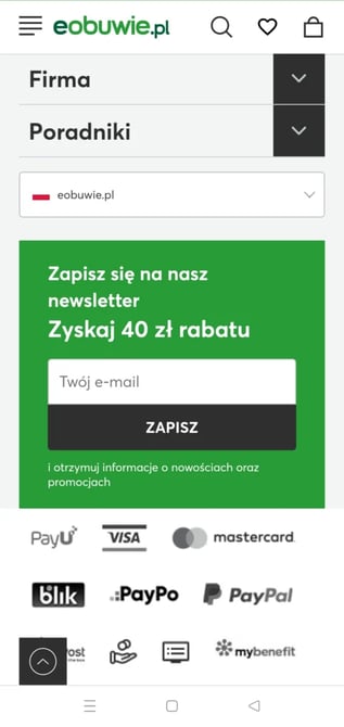 zapis do newslettera - przykład