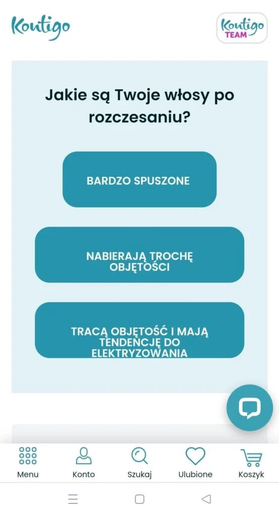 Quiz w sklepie - przykład