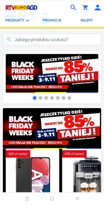 promocja black friday przykład