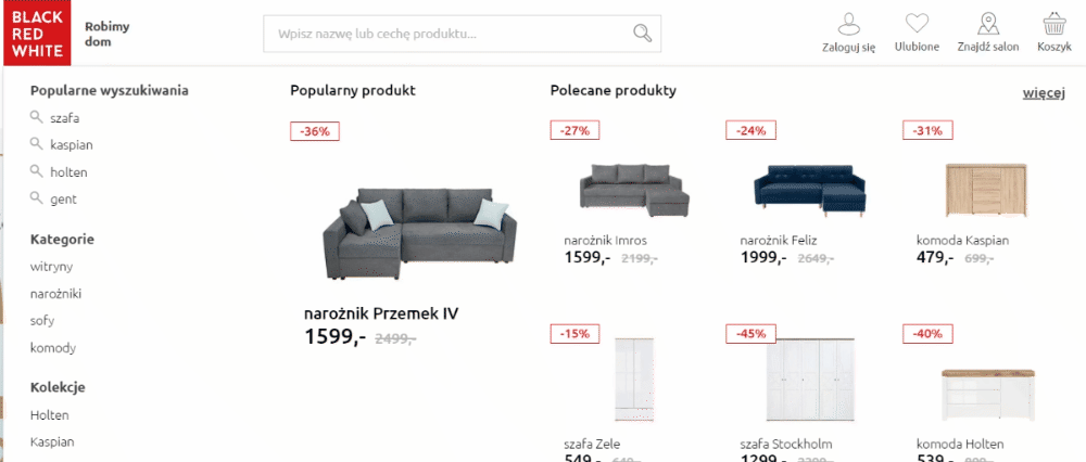 Wyszukiwanie z błędnym zapytaniem - odpowiedź na pytanie klienta
