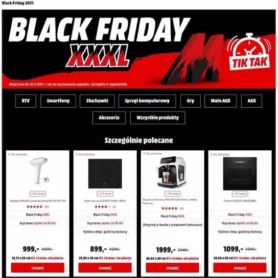 promocje na black friday