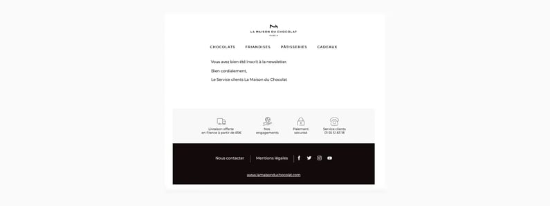 e-mail powitalny do klienta - przedstawienie marki 